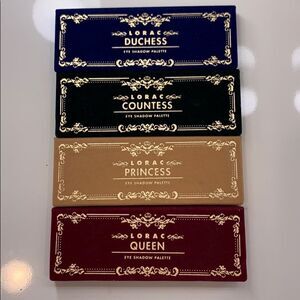 LORAC 4 piece eyeshadow set (16 colors)